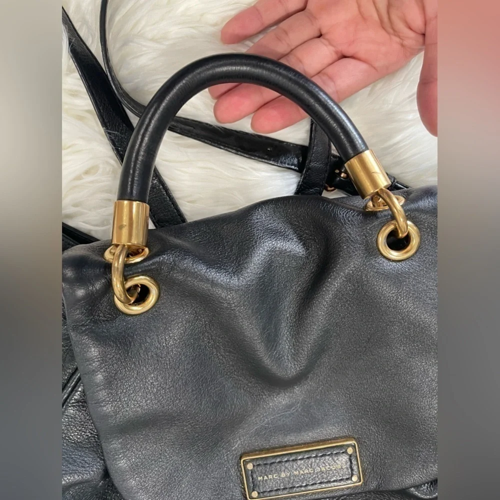 Marc By Marc Jacobs leather backpag and wallet balck